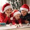 4 Mini Christmas Winter Snow Globes for Kids - Gift, Decoration, Xmas Stocking Stuffers, Giveaways